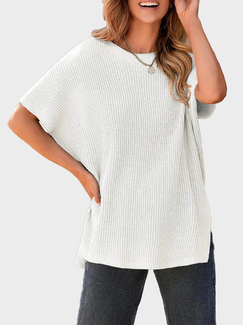 2025 Fall Clothing Women's Oversized Knit Top