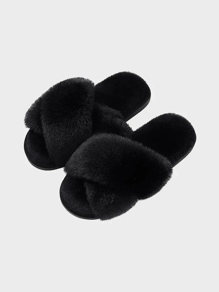 Women's Fuzzy Fluffy House Slippers